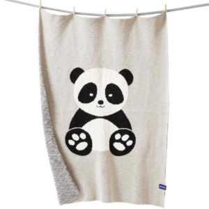 Baby-Panda Kuscheldecke für Kinder und Babys von quschel