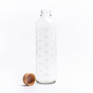 Glastrinkflasche Flower of Life – 1,0 l 4
