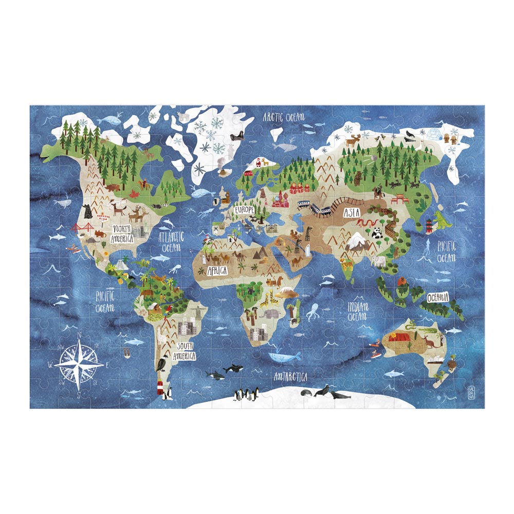 Micropuzzle Discover the World – 150 Teile