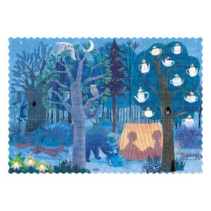 Pocketpuzzle Night & Day in the Forest – aufgebaut