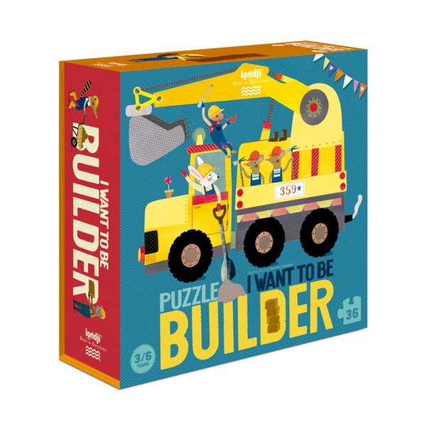 Puzzle I want to be Builder - 36 Teile