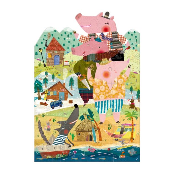 Puzzle My 3 little Pigs – 36 Teile