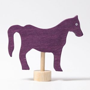 Steckfigur violettes Pferd von Grimm’s