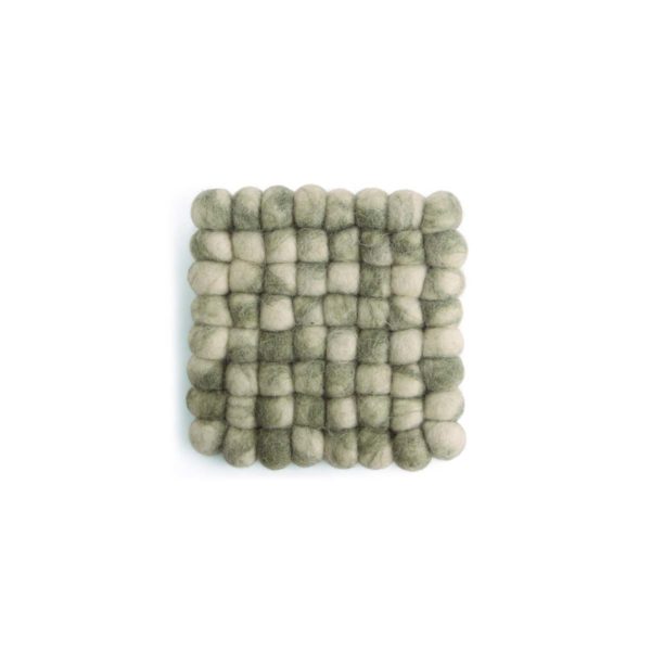 Untersetzer Filz quadratisch – 2er Set grün