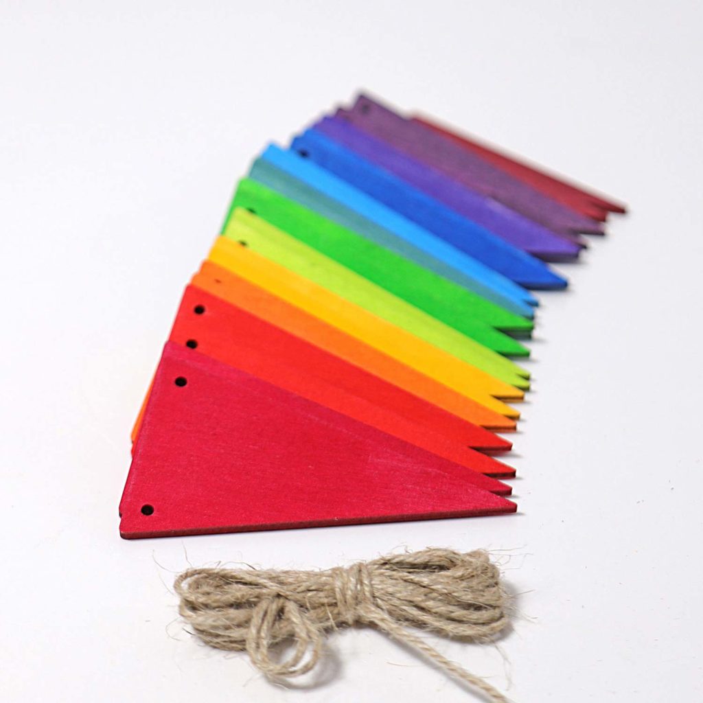 Wimpelkette Regenbogen von Grimm’s