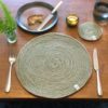 Tischset Spirale aus Jute natural/green von ReSpiin
