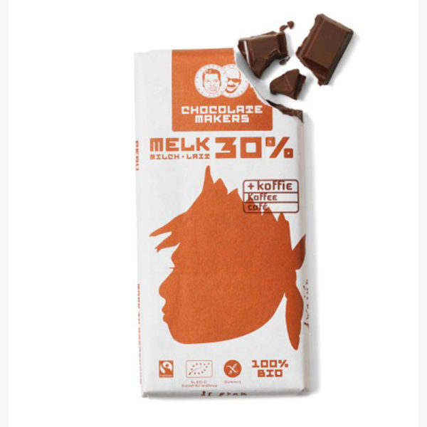 Bio-Schokolade Awajun 30% mit Kaffee von Chocolatemakers
