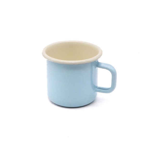 Becher Emaille hellblau von Münder