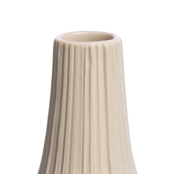 Vase Vintage bauchig creme von Tranquillo