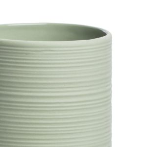 Vase Vintage zylindrisch klein green von Tranquillo