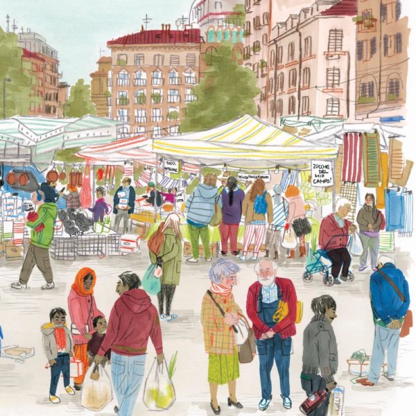 Kinderbuch Ein Markttag von Bohem