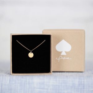 Kette Dot vergoldet kurz von Pikfine