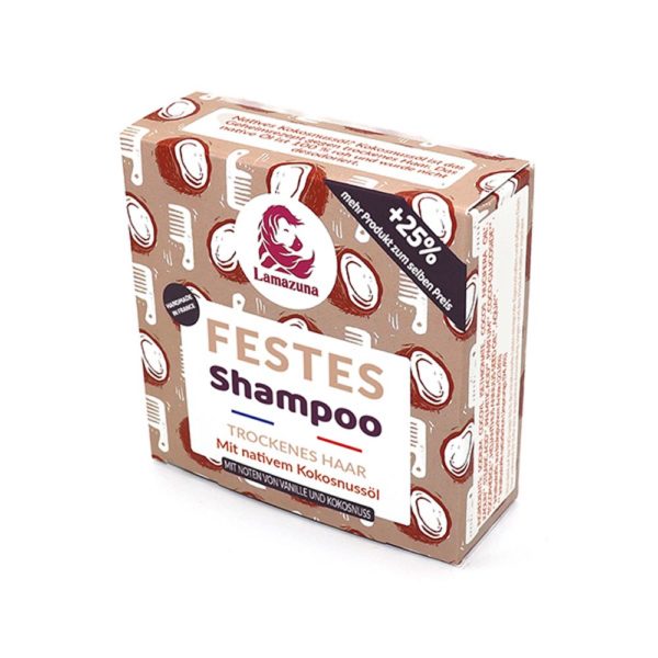 Festes Shampoo Vanille & Kokos von Lamazuna
