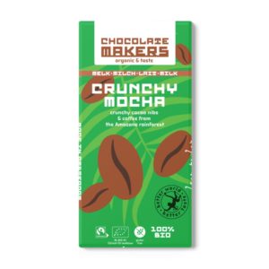 Bio-Schokolade Milch Crunchy Mocha von Chocolatemakers