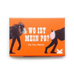 Memo-Spiel Wo ist mein Po? vom Laurence King Verlag
