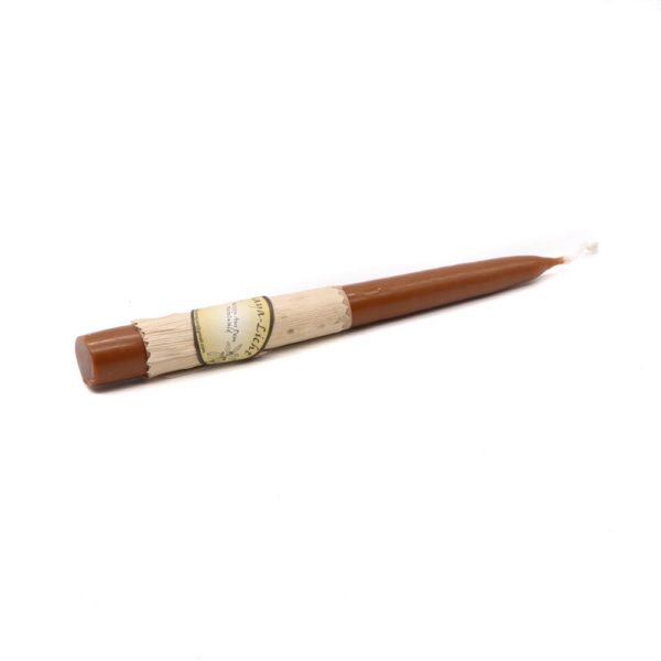 Maya-Stabkerze aus Myrtenwachs caramel