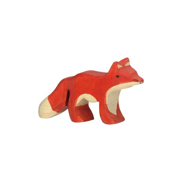 Holzfigur kleiner Fuchs von Holztiger