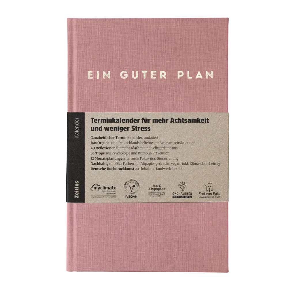 Ein guter Plan zeitlos - altrosa // ökolädchen