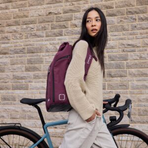 Fahrradtasche Flip V3 - aubergine rot 19 Fahrradtasche Flip V3 - aubergine rot 8