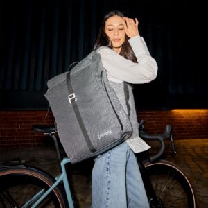 Fahrradtasche / Fahrradrucksack Reflective Flip V3 - schwarz 3