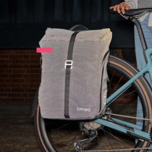 Fahrradtasche / Fahrradrucksack Reflective Flip V3 - schwarz 7