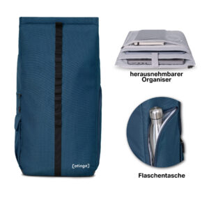 Fahrradrucktasche Flip V3 - arctic blau 2