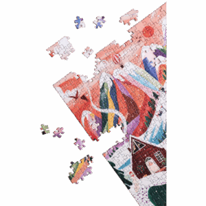 Puzzle Bunte Bergwelt - 1000 Teile 4 Puzzle Bunte Bergwelt - 1000 Teile 1