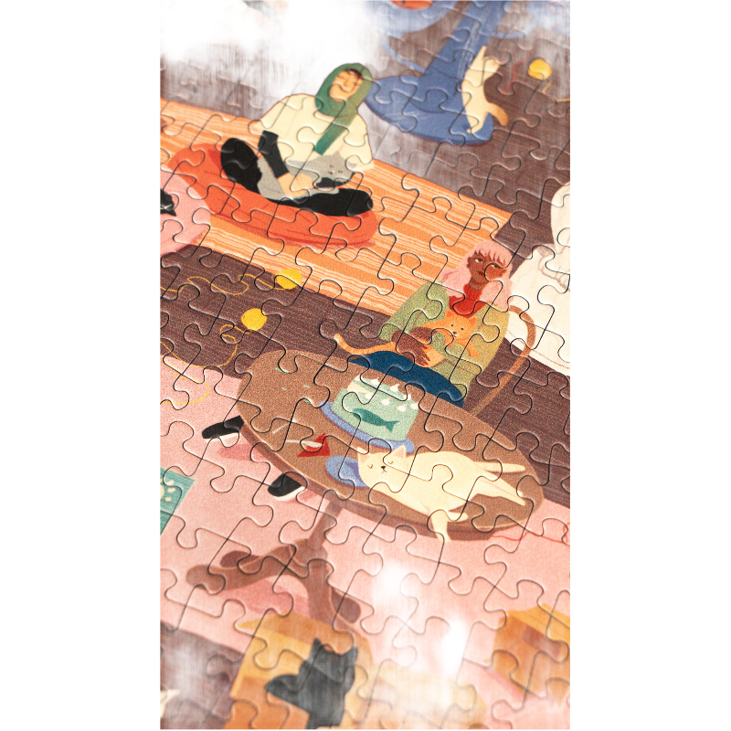 Puzzle Katzencafe - 1000 Teile 3 Puzzle Katzencafe - 1000 Teile – Bild 3