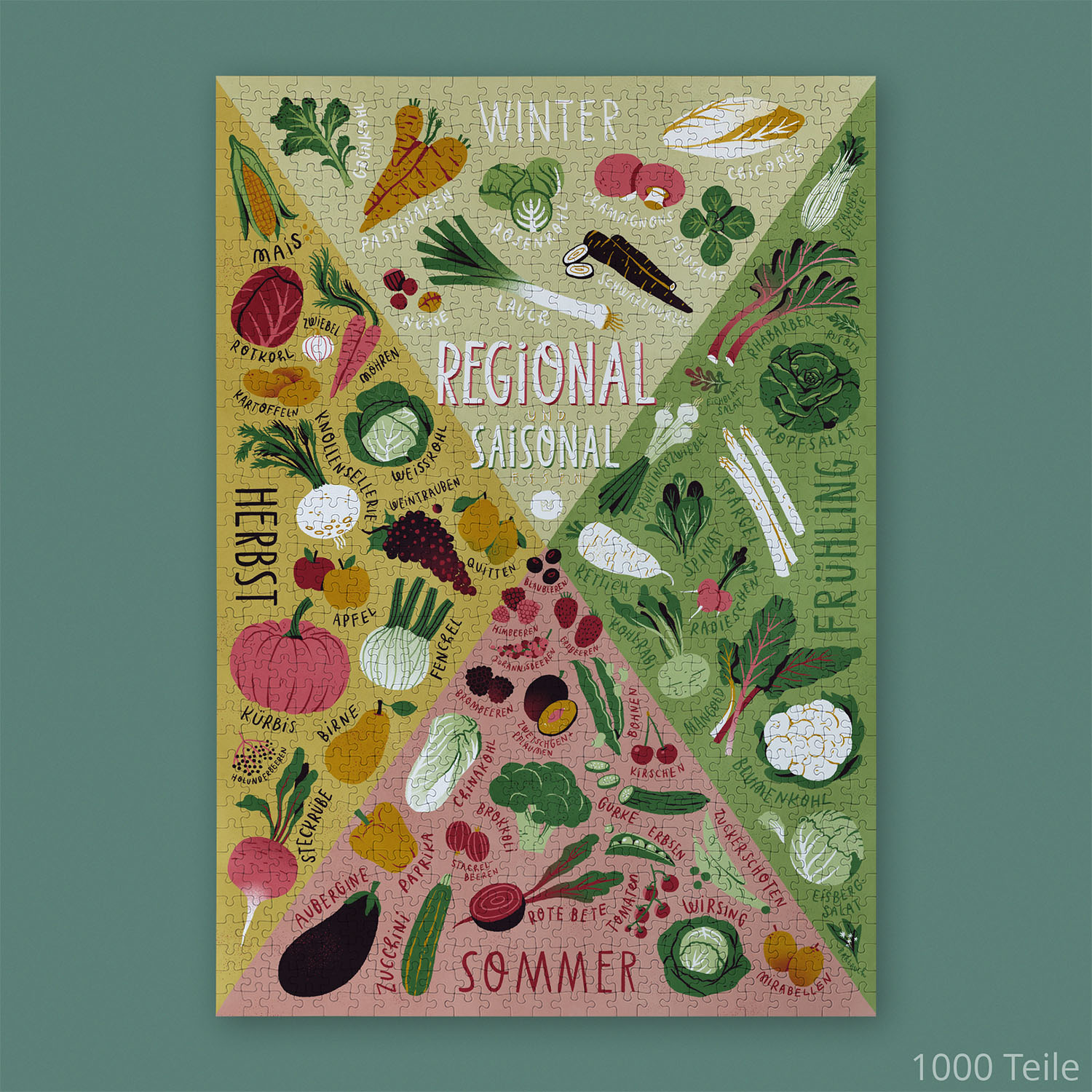 Puzzle Saisonkalender - 1000 Teile 2 Puzzle Saisonkalender - 1000 Teile – Bild 2