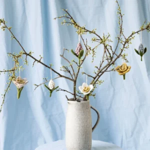 Perlhyazinte Blume aus Filz zum Hängen - lavender 1