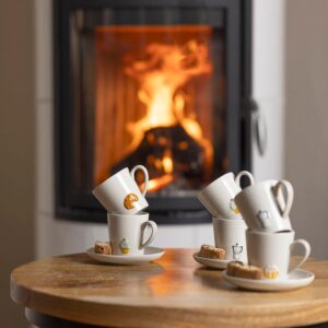 Espressotasse Brunettea - Motiv Espresso-Kocher 3