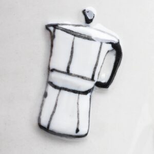 Espressotasse Brunettea - Motiv Espresso-Kocher 1